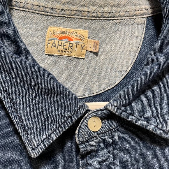 Faherty Long sleeve polo. - Picture 3 of 6